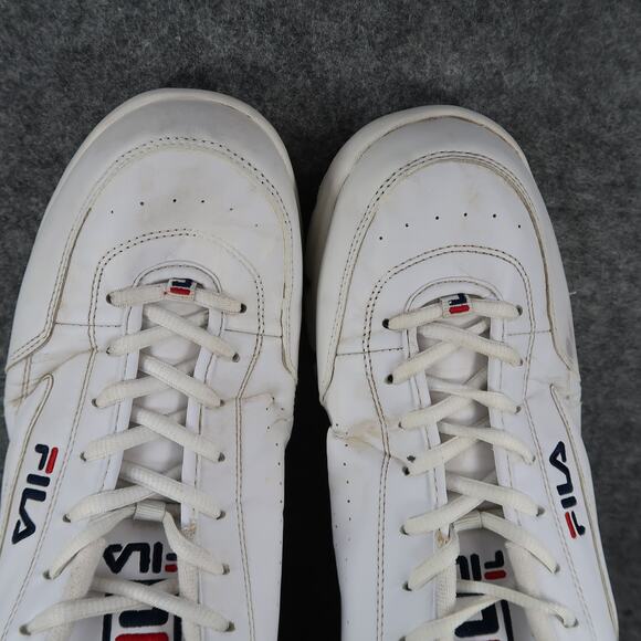 Fila Shoes Mens 13 Athletic Trainers Lightweight Sneaker White Lace Up Walking main image 13